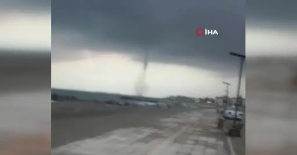 İskenderun Körfezi'nde hortum paniği