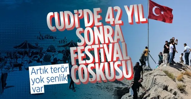 Teröristlerden temizlenen Cudi Dağı’nda 42 yıl sonra festival coşkusu