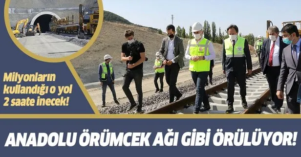 Son dakika: Bakan Karaismailoğlu Ankara-Sivas YHT hattında incelemelerde bulundu