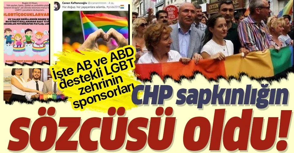 İşte Türkiye'de sapkın LGBTİ propagandasını destekleyen gruplar! CHP'li belediyeler başı çekiyor