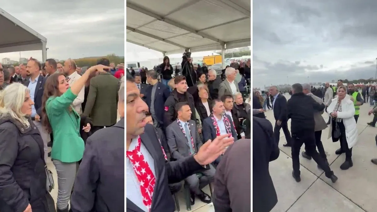 Maltepe'de Sivas Kültür Günleri'nde CHP ve Yeni Parti birbirine girdi! CHP heyeti alanı terk etti