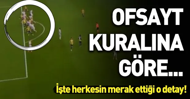 F.Bahçe'nin penaltısında ofsayt tartışması! Kural...