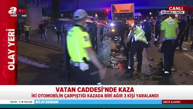 Son dakika: Vatan Caddesi'nde feci kaza!