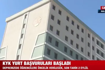 KYK yurt başvuruları başladı!