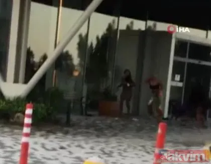 İstanbul’da saç saça kavga kamerada! Yabancı uyruklu kadınlar güçlükle ayrıldı