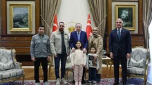 Başkan Erdoğan Gazzede hayatını kaybeden Filistinli Rajabın aile fertlerini kabul etti