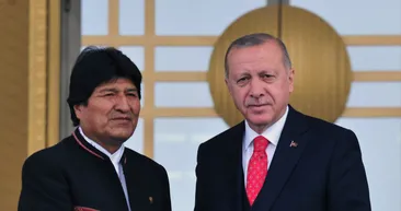 Türkiyeye tarihi ziyaret! Bolivya Devlet Başkanı Juan Evo Morales Ayma Ankarada