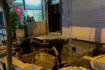 İstanbul’da 7 katlı bina kömürlüğe çöktü