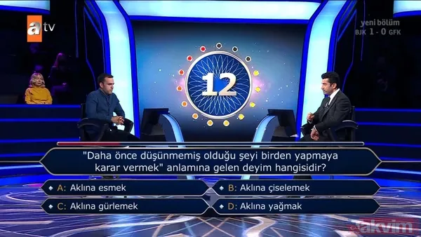 Kenan İmirzalıoğlu Kim Milyoner Olmak İster'de sordu: Dikkat çeken Cumhuriyet ve Atatürk sorusu - 36