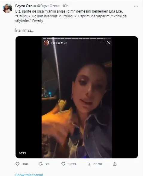 Rezillik! Sözde oyuncu Eda Ece, Başkan Erdoğan'a oy veren depremzedeleri hedef aldı! Tepkiler çığ gibi büyüdü-16