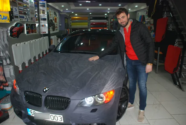 Tokatlı genç arabasına öyle bir şey yaptı ki...-1