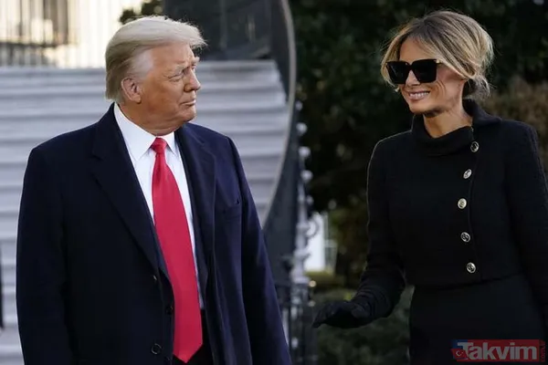SON DAKİKA: Melania Trump ortaya çıktı! 2 bin dolarlık elbisesiyle Donald Trump'ı gölgede bıraktı - 18