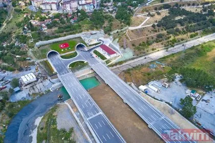 Başkan Erdoğan Kuzey Marmara Otoyolu açılışının ardından makam aracının direksiyonuna geçip dev projeyi test etti!