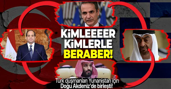 Türk düşmanları Miçotakis için Doğu Akdeniz'de birleşti! Yunanistan'da Suudi Arabistan, Birleşik Arap Emirlikleri, Mısır, Bahreyn...-1