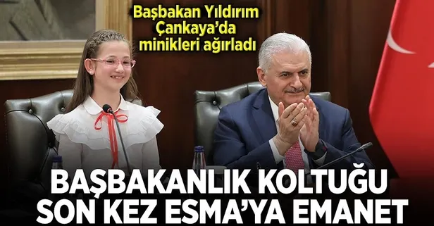 Çocuklar Çankaya Köşkü'nde