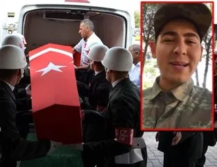 Şehit askerin son videosu yürekleri dağladı