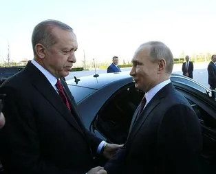 Başkan Erdoğan Rusya lideri Putin ile görüştü!