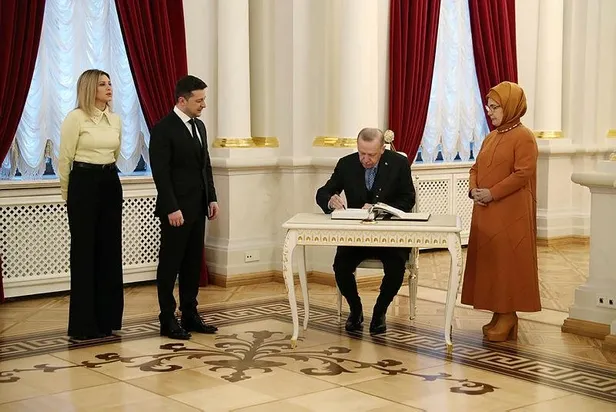 Başkan Erdoğan ve Ukrayna Devlet Başkanı Vladimir Zelenskiy'den önemli açıklamalar-9