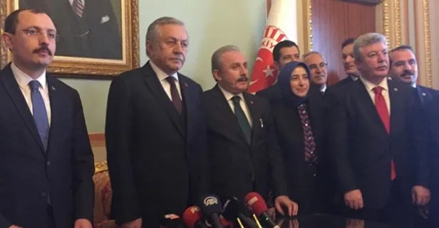 AK Parti’nin TBMM Başkan adayı Mustafa Şentop adaylık başvurusunu yaptı