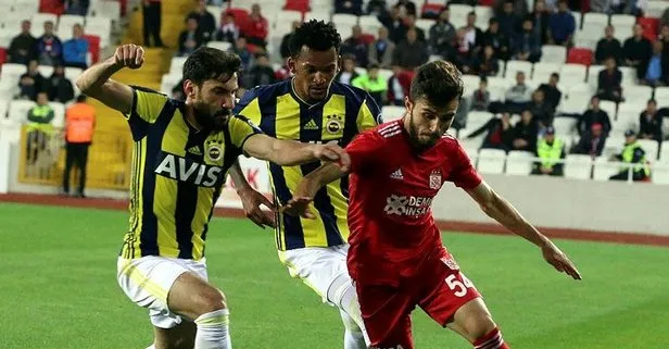 Fenerbahçe bu kez de Sivasspor’a takıldı