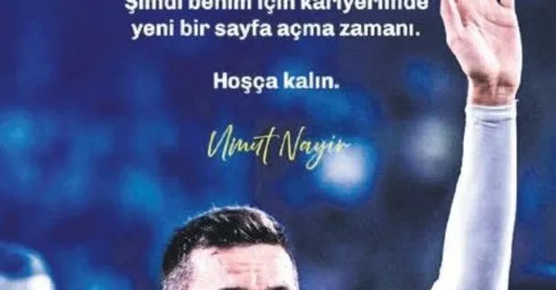 Umut Nayir’den Fenerbahçe’ye veda mesajı