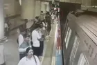 Şişli'de korku dolu anlar: Valiziyle metro raylarına düşen görme engelli genç ölümden döndü