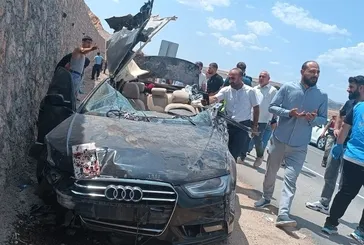 Siirt'te korkunç kaza: 1 ölü 4 yaralı