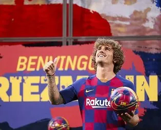 Barcelona Griezmann’ı tanıttı