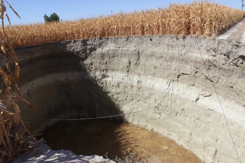 Konya'da yeni obruk oluştu - 4