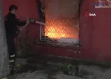 Evi ateşe verip kendisini içeri kapattı!