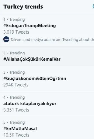 Başkan Erdoğan-Trump zirvesine Twitter'dan skandal sansür-1