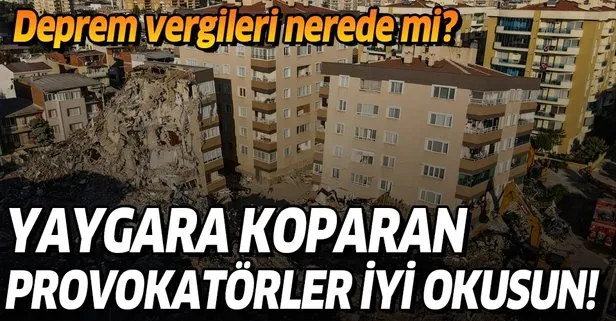 Deprem vergileri nerede? diyen yaygaracılar iyi baksın! AK Parti Grup Başkanvekili Cahit Özkan’dan flaş açıklama