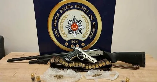 Bursa’da narkotik operasyonu: 2 tutuklama