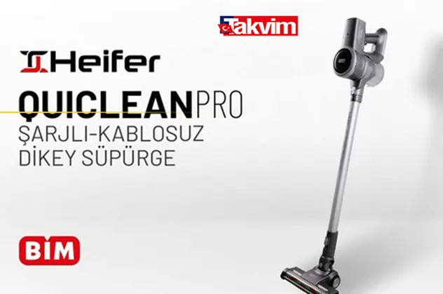 BİM Heifer kablosuz dik süpürge nasıl, alınır mı? Heifer şarjlı kablosuz dikey süpürge özellikleri neler?