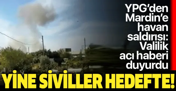 Son dakika: Mardin’in Kızıltepe ilçesine havan saldırısı: YPG yine sivilleri hedef aldı