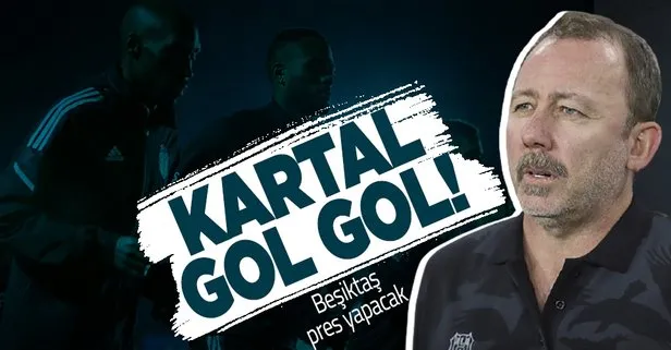 Beşiktaş Teknik Direktörü Sergen Yalçın derbi stratejisini belirledi! Kartal gol gol gol