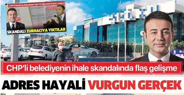 CHP’li Beşiktaş Belediyesi’ndeki 13 milyonluk ihale skandalında adresler hayali vurgun gerçek