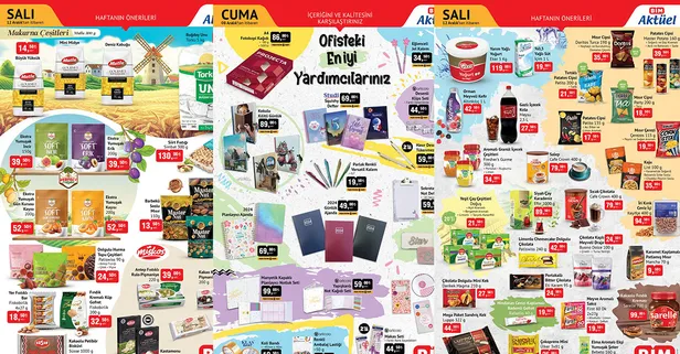 Aktüel ürünler yayımlandı BİM 8-12 Aralık 2023 kataloğu! Bu hafta tek fiyat ürünler 27.50'ye düştü! Torku, Maylo, Nivea, Mutlu...