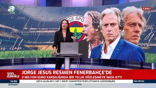 SON DAKİKA! Fenerbahçe Jorge Jesus'u açıkladı! Portekizli teknik adam ne kadar kazanacak?