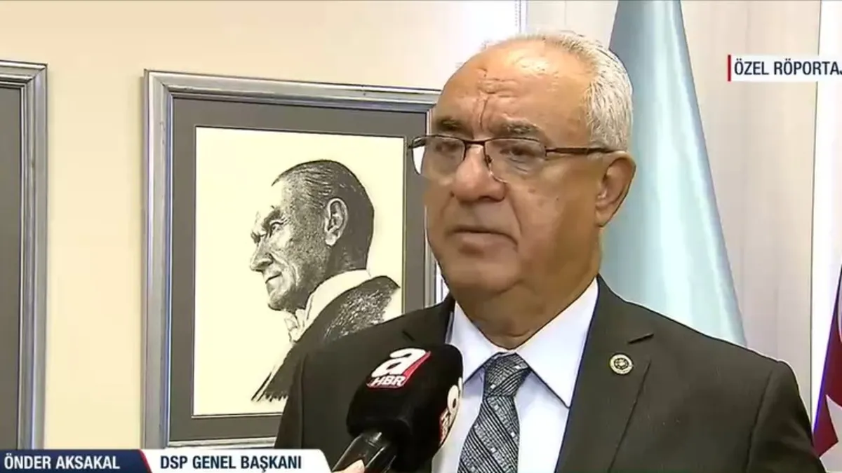 Önder Aksakal’dan Özgür Özel ekibine ret: DSP’yi kimse ele g