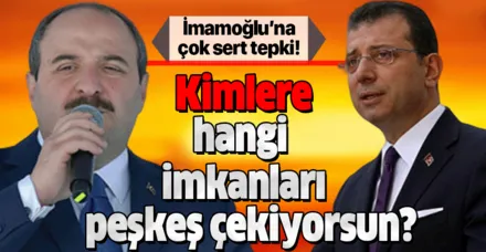 Bakan Varank'tan İmamoğlu'nun 'temel atmama' törenine sert tepki: Kimlere hangi imkanları peşkeş çekiyorsun