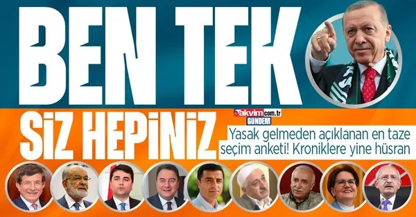Son seçim anketi açıklandı! İşte Bu pazar seçim olsa kime oy verirsiniz? sorusunun yanıtı! Erdoğan ve Kılıçdaroğlu’nun oy yüzde kaç?
