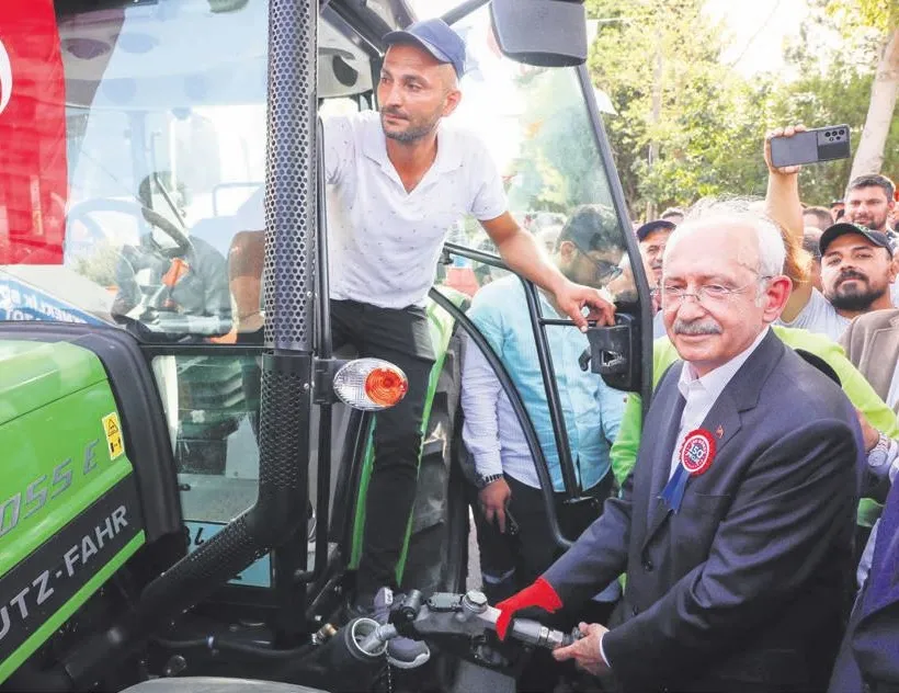 Traktör var mazot yok