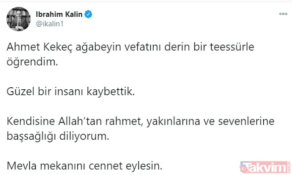 Ahmet Kekeç'in vefatının ardından başsağlığı dilekleri - 12