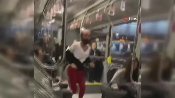 Son dakika: Yolcuları şoke eden görüntüler! Metrobüste direk dansı! O anlar kameralara böyle yansıdı-5