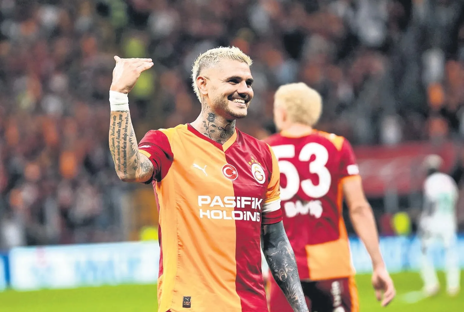 Icardi görüşme odasında