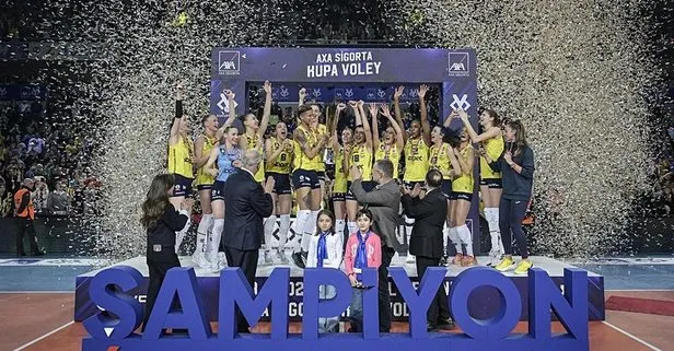 Son dakika: Kadınlar Kupa Voley finalinde Fenerbahçe Opet şampiyon oldu