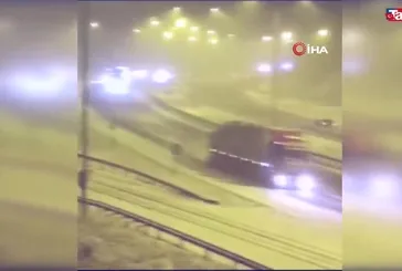 Anadolu Otoyolu'nda kar yağışı etkili oldu!