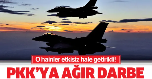 Kuzey Irak’a hava harekatı: 7 PKK’lı etkisiz hale getirildi