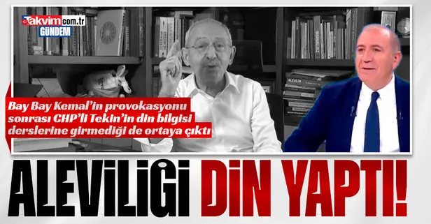 Kılıçdaroğlu'nun provokasyonu sonrası CHP'li Gürsel Tekin'den "Alevilik bir dindir" açıklaması: "Cehaletin su yüzüne çıkışı adlı çalışma"